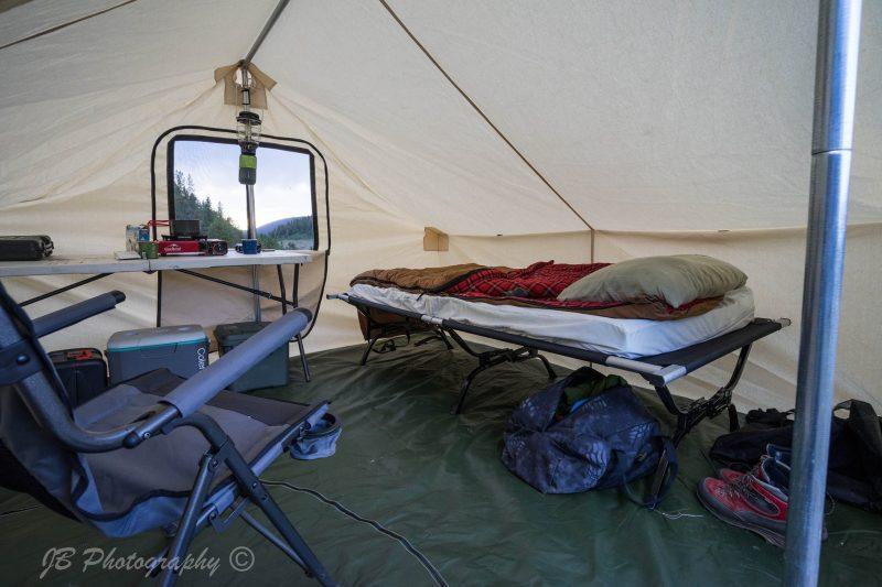 inside Go Tent