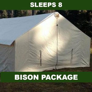 Canvas Tent with Stove (16' X 25')