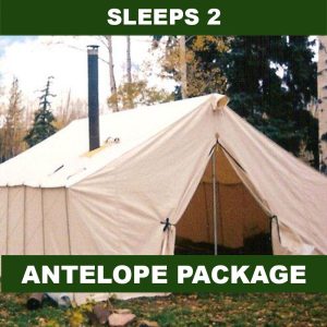 Canvas Tent with Stove  (12' X 15')