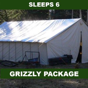 Canvas Tent with Stove (16' X 20')