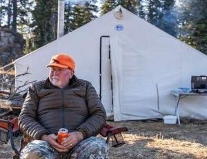 Canvas Wall Tent (12' X 15') Sleeps 1-3