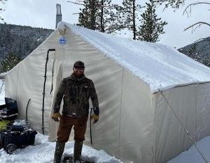 Canvas Wall Tent (14' X 20') Sleeps 4