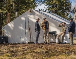Canvas Wall Tent (16' X 20') Sleeps 6