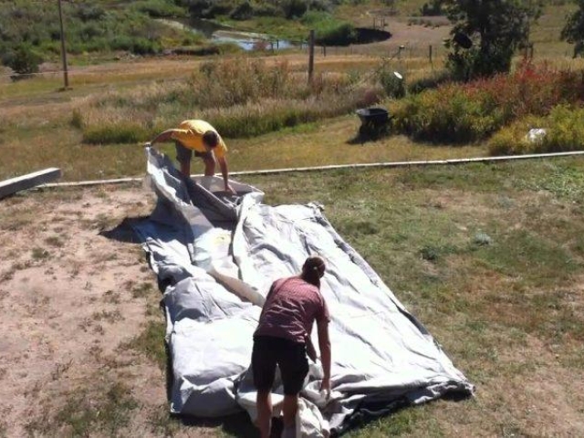 How to fold a Davis Tent (canvas wall tent)